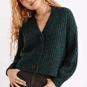 Madewell Waller Crop Cardigan Sweater